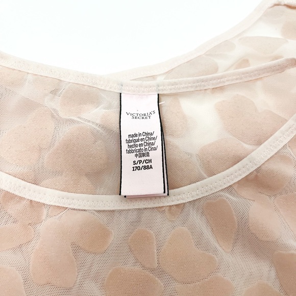 NWOT Victoria’s Secret Floral Mesh Bodysuit Size Small - Picture 7 of 8